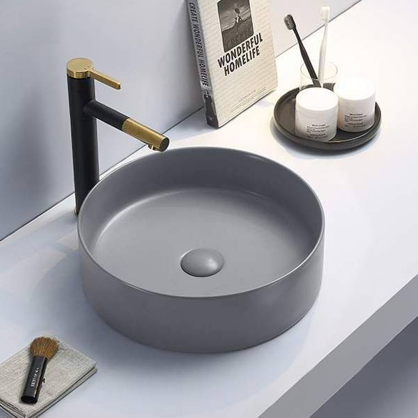 Раковина Comforty 00-00007628 9110MH 40 см, светло-серая