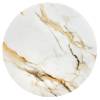 Стол Bradex Home Aura RF 0807 керамогранит Calacatte gold (глянец), белый 110x110x75 фото 7