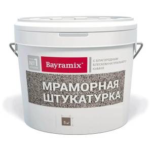 Мраморная штукатурка Bayramix средняя фракция (N) 0.5-1.0 мм 7 кг