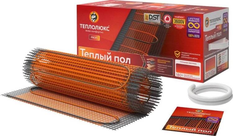 Теплый пол Теплолюкс ProfiMat 1080-6,0