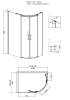 Душевой уголок Grossman GR-4120L Galaxy 120x80x190 двери раздвижные фото 3