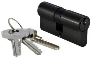 Цилиндр ключевой Morelli 70C BL Черный
