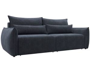 Прямой диван Лига Диванов Лига-051 НПБ 128706 RIMINI 14 темно-серый