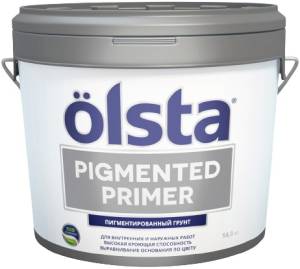 Грунт пигментированный Olsta Pigmented Primer белый 10л