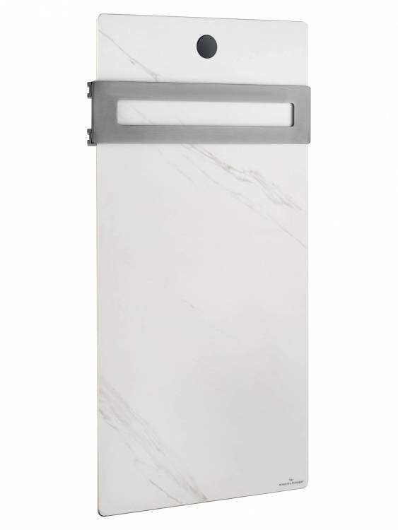 Полотенцесушитель электрический Wonzon & Woghand WW-A501-GM с греющей плитой, темный графит