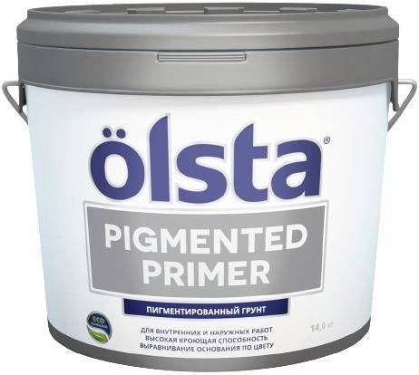 Грунт пигментированный Olsta Pigmented Primer белый 10л
