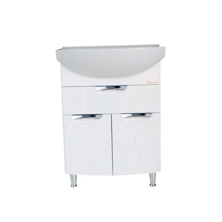 Тумба с раковиной Bellezza Глория 65 1 ящ. Белый