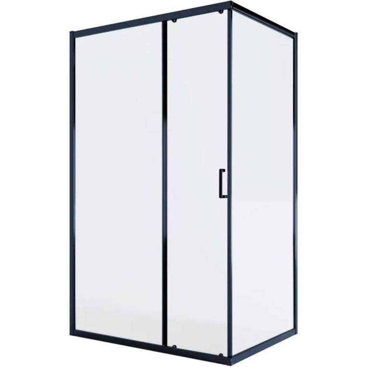 Душевой уголок Alex Baitler AB14120B1 профиль черный, стекло прозрачное, 120x90x200