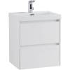 Тумба с раковиной BelBagno Pietra Mini 50 bianco lucido фото 2