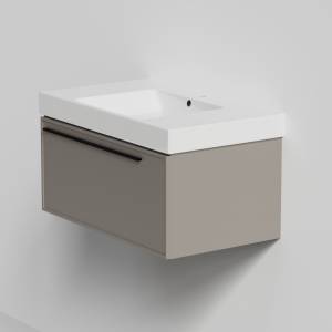 Тумба под раковину La Fenice Elba Cappuccino 80 бежевый матовый
