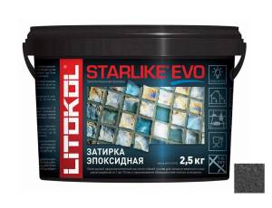 Затирка LITOKOL Starlike EVO S.140 черно-серый 2.5 кг