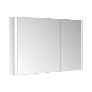 Зеркало-шкаф Keuco Somaris 14504003101 с подсветкой и подогревом, серебристый, 120x71