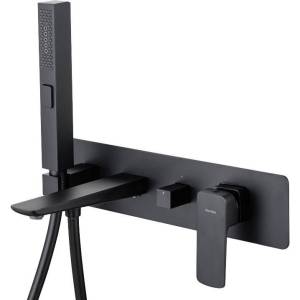 Смеситель для ванны Allen Brau Infinity 5.21007-31 с внутренней частью, черный матовый