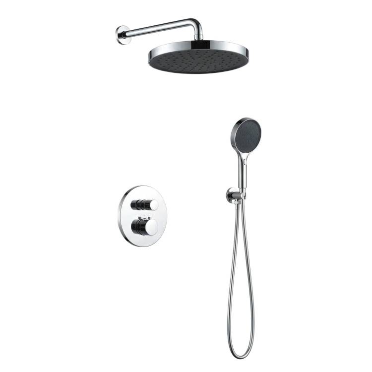 Душевой комплект Vincea Inspire VSFW-3I22MT3CH хром глянцевый, встраиваемый, с термостатом