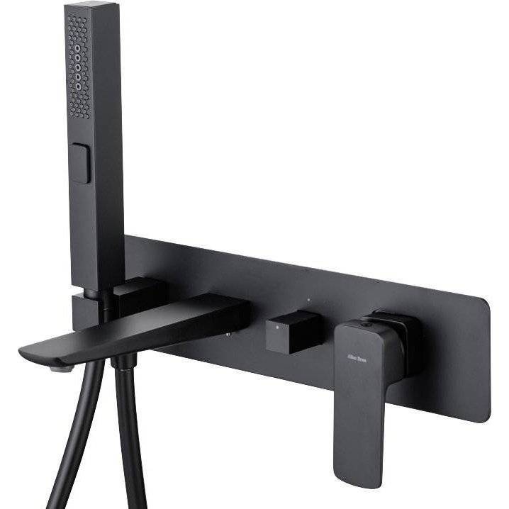 Смеситель для ванны Allen Brau Infinity 5.21007-31 с внутренней частью, черный матовый