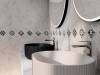 Декор Kerama Marazzi Келуш TOC004 1 грань черно-белый 9.8x9.8 фото 2