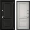Входная стальная дверь Torex SNEGIR ARCTIC PP 3314783 ЛКП Насыщеный черный/ПВХ Бьянко 2000x880