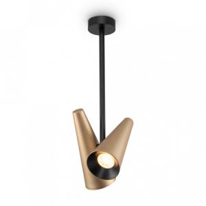 Подвесная люстра Maytoni Giro MOD095CL-02BS Латунь