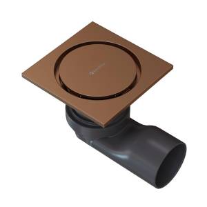 Душевой трап Knotlor Ядро SDSC100RB бронза, 10x10 см