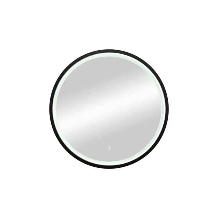 Зеркало Taliente Zled TA-Zled-SBLd600 с LED-подсветкой, круглое, черное, D60 см
