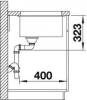 Мойка кухонная Blanco Subline 700-U Level 526004 черный фото 4
