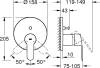 Смеситель для ванны с душем Grohe Eurostyle 24052002 фото 2