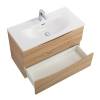Тумба с раковиной BelBagno MARINO-CER-MINI 80 подвесная, Rovere Bianco фото 4