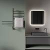 Полотенцесушитель электрический Vincea VTD-1S2CGE графит, с таймером, 43х80 фото 3
