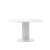 Стол обеденный Stool Group Mystery T-015 ceramic custard DUAL белый керамика 130x80x75.5