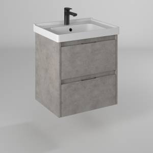 Тумба под раковину Briz Чикаго 241 03-18060-15 00 БТН, светло-серый, 60x49