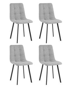 Стул обеденный Stool Group Chilly OS-2011LUM-V seat Lum-08 grey DX4 Серый 4 шт.