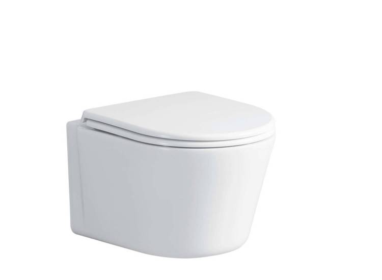Унитаз подвесной Cerutti Spa Santa Aria CT9666 безободковый, белый