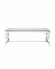 Стол журнальный Stool Group Бруклин ECT-013 сталь серебро 120x60 фото 2