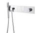 Смеситель для ванны и душа Boheme Zodiac 132-SYS-CR с ручным душем, Chrome