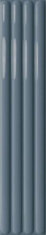 Керамическая плитка Dna Tiles Plinto Out Blue Gloss 10.7x54.2