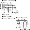 Смеситель для раковины Hansgrohe Metris 31085000 фото 6