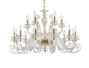 Подвесная люстра Newport Annabelle 8576+12/C gold polished