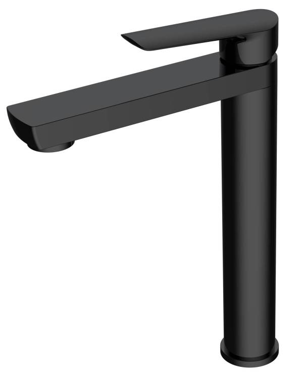 Смеситель для раковины Esko Lagos Black LG25B высокий, черный