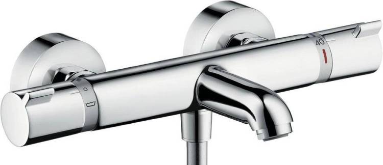 Термостатический смеситель Hansgrohe Ecostat Comfort 13114000 для ванны с душем, хром