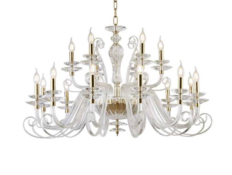 Подвесная люстра Newport Annabelle 8576+12/C gold polished