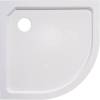 Поддон для душа Cezares Tray SMC TRAY-SMC-R-90-550-150-W R 90x90, с сифоном