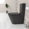 Унитаз-компакт beWash Alldo BKBWT101670 сиденье микролифт, черный матовый фото 2