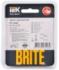 Рамка 1-постовая IEK Brite BR-M12-G-K02 черный фото 9