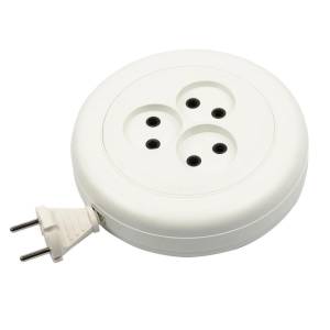Удлинитель Uniel Standard YX6-103 /UCK-3N/2x0,75/05M/R White