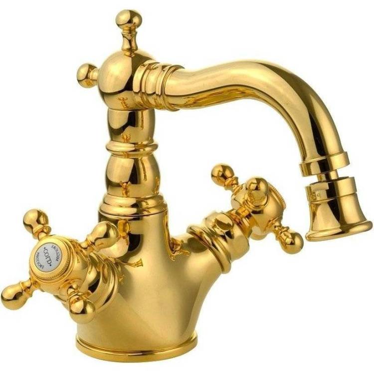 Смеситель для биде Migliore Arcadia 18393 золотой