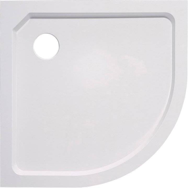 Поддон для душа Cezares Tray SMC TRAY-SMC-R-90-550-150-W R 90x90, с сифоном