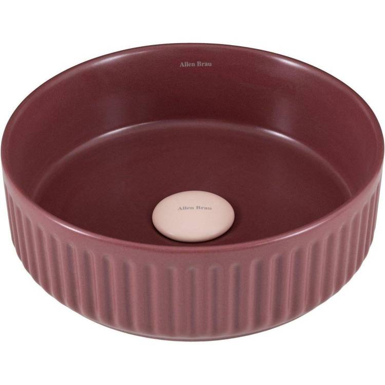 Раковина Allen Brau Fantasy 4.11032.BD 35 см, бордо