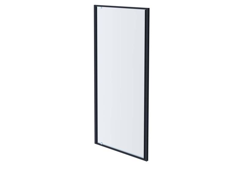 Душевая дверь Aquatek AQ ARI PI 09020BL профиль черный, стекло прозрачное 90x200