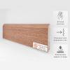 Плинтус TeckWood Дуб Виски 2150x75x16 фото 2