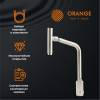 Смеситель для кухни Orange Steel M99-009NI,никель фото 7
